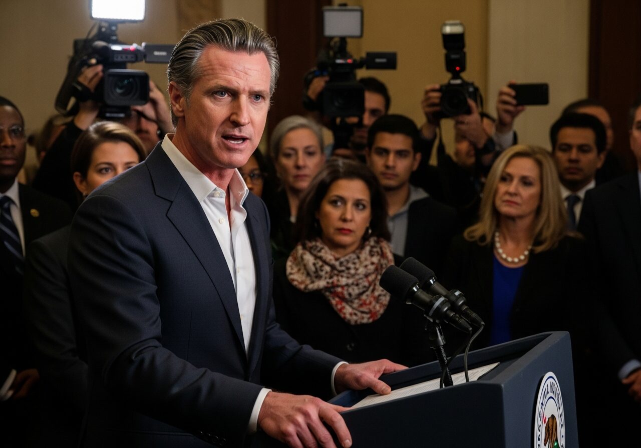 Newsom’s Comments Ignite Bipartisan Fury and Social Media Storm