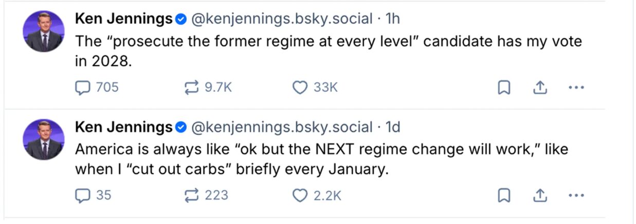 Ken Jennings’ Latest Rant: Calls for Trump Prosecution | Patriotic ...